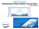 Mediflow Travel Size Waterbase Fibre Pillow 33 x 53 cm V442-ABR-PILLOW-TRAVELWATER-WHITE-RE