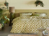 Bedding House Mae Green Seersucker Cotton Quilt Cover Set King V442-HIN-QUILTCS-MAESEERSUCKER-GREEN-KI