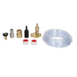 Chemical Injector Brass Stainless Adjustable Downstream Injector with 9.8ft Tube for Pressure Washer V1366-AZ2-W-18607