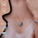 Wish Stone Pendant Necklace, Necklaces for with Birthstone Crystals, Allergy-Free Jewelry for V1164-325812