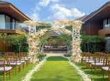Fin 2.5M Oversized Metal Wedding Arch Stand Proposal Birthday Party Banquet Decor V767-HQ-ZJ1421