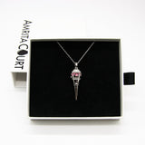Gift Box - Cone White Gold Aroma Necklace Purify Oil Blend V760-GBAJ - 22