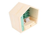 Anxiety Book Shelf Shake Away Your Anxiety Handcrafted Doll House Decoration Wooden Miniature V1294-YM0901-3115240100211
