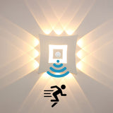 Modern Wall Sconces White Wall Sconce Hardwired Indoor Up Down Left Right Wall Lamp Home Theater V1370-AZ4-05724