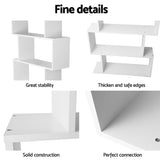 Artiss King Single Bed Frame and Bookshelf WBED-004KS-FURNI-DIS-AB