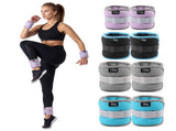 Everfit Ankle Wrist Weights for Women & Men, 4 Colors Set 1 2 3 4kg Wearable Leg Arm Weights AW-A-10-MC