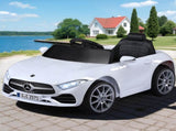 Kids Electric Ride On Car Licensed Outdoor Toys Cars Music Remote White RCAR-CLS350-LS-WH
