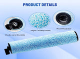 9 Pack Replacement Roller Brush and Foam Filters Kit Compatible with Shark WD161,WD261,AW261,3-in-1 V1258-DP02-WO-602