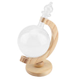 Storm Glass Creative Globe shaped Storm Glass Bottle Desktop Weather Station Weather Predictor V1294-YM0901-JY14682