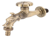 Antique Faucet G1/2 Engraved Brass Vintage Bronze Horse Shape Hanging Bathroom Sink Faucet Internal V1294-YM0523-3112220035511
