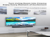 AWEI Y333 Desktop Soundbar, 10W Stereo Bluetooth Speaker with TWS Function,black V1300-Y333-BLACK