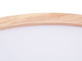 LED Flush Mount Ceiling Light Wooden 3000K to 6500K Dimmable Round Ceiling Light Fixture with Remote V1294-YM0901-3119250024912