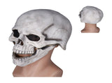 Scary Skull Mask with Movable Jaw Flexible Latex Halloween Costume Party Props Cosplay V1294-YM0714-3117210187711