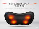 Electric Shiatsu Massage Pillow with Heat - Bi-Directional Deep Kneading Neck & Back Massager V888-ELOSUNG41760