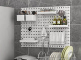 CARLA HOME Pegboard Combination Kit with 4 Pegboards and 18 Accessories Modular Hanging for Wall LSB-36101