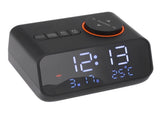 Alarm Clock Radio LED Digital Alarm Clock with FM Radio Music Temperature Humidity Display for Home V1294-YM0703-3115230036911