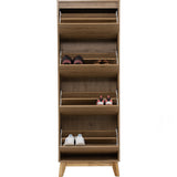 Hirado Tall Shoe Cabinet - Natural V656-372069