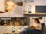 White Infinity-Shaped Night Light 2-Pack Night Light Ambient Lighting Modern Home V1347-124-WHI-46792