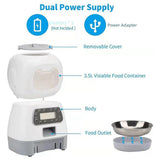 Smart Pet Automatic Feeder with 3.5L Capacity, Timed Portion Control, WiFi Remote Control, Voice V1341-ZY-XU2XU64T-A