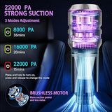 Car Vacuum Cleaner,19000PA High Power Mini Vacuum Cleaner,Rechargeable Handheld Vacuum,Portable V1164-325723