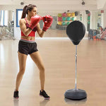 Free-Standing Boxing Set: PU Punching Ball & Boxing Gloves V196-BST180