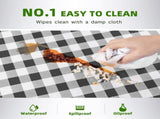 Picnic Table Cover with Bench Covers Fitted Table Clothes for 6 Foot Rectangle Tables V1192-AZ-W-11276