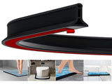 2m Self-Adhesive Shower Strip, 4cm High Waterproof Rubber Strip for Bathroom and Kitchen, Shower V1188-MS-318-4-03