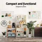 Artiss Floating Wall Shelves Bookshelf White FURNI-WALL-DISPLAY-WH