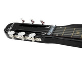 Karrera 29in 6-String Lap Steel Hawaiian Guitar - Black ELE-LAP-6S-BK