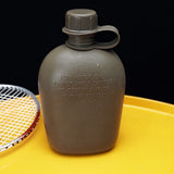 1Set Camping Canteen Bottle Food Safe Material with Cover for Hiking and Mountaineering V1370-AZ4-15396