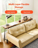 VEVOR Narrow Console Sofa Table Couch Table 2-Tier for Entryway & Living Room, 1800 x 300 x 800 mm V952-BSXGZDCK708624KBQV0