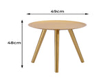 Levede Side Table Coffee Bedside End Golden CH1036-40X40-GD_NZ
