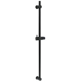 Matt Black Solid Brass 850mm Long Sliding Rail Bar Swivel Handheld Shower Holder V1233-376704ROBL