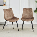 Sloane Fabric Dining Chairs - Taupe V411-HMT-SLOANE-TAUPE