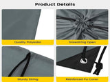 100 Pcs Drawstring Bags Bulk - Lightweight Drawstring Backpack, Cinch Bag for Party Sport Gym Trip V1258-DP02-F-785