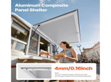 Concession Window 1524x915 mm, Aluminum Alloy Service Window for Food Truck, Up to 85 Degrees Stand V952-SCFWCK6036YCSVAAR001V0