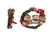 Christmas Wreath Fadeless Durable Joyful Vibes Rich Bright Colors Grapevine Wreath for Door Window V1294-YM0512-3115220135111