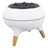 Flame Aromatherapy Diffuser Humidifier 7 Colors Light Essential Oil Diffuser with Timer and Remote V1294-YM0901-3113240359112