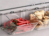 Wall Mounted Storage Container 3 Layer Wall Hanging Kitchen Storage Box for Garlic Ginger Onion V1294-YM0706-3118230236412