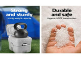 Weisshorn 20L Portable Camping Toilet Outdoor Flush Potty Boating With Bag CAMP-TOILET-20L-T-FC