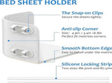 4PCS Bed Sheet Holders with Fitted Lock Straps for Enhanced Grip V1263-JX-3903