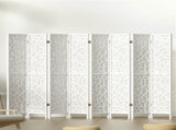 Artiss 8 Panel Room Divider Screen 325x170cm Clover White RD-4016-8P-WH