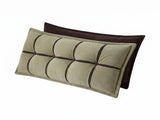 Giselle Bedding Headboard Pillow with Double-Layer Storage Wedge Reading Backrest with Adjustable HBP-GRBTN-CHEN-BRGR-D