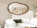 Wooden Frame Wall Mirror - Entryway & Hall Decor V767-YSJ-X112S-V1