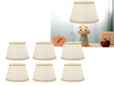 6PCS Set Small Lamp Shade Modern Style Cloth Clip On Bulb Chandelier Lamp Shade for Table Wall V1294-YM0703-3119230010311