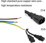 4-Pack UPS Server Y Splitter C14 to 2 x C13 Power Extension Cable V1259-DP01-A-578