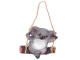 Resin Swinging Koala Animal Model Figurine Statue Sculpture Hanging Ornament Outdoor Yard Decoration V1294-YM0523-3111210391511