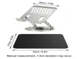 Adjustable aluminum alloy laptop stand , adjustable height and V888-ELOSUNG54394