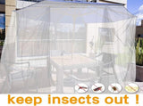 Mosquito net, large mosquito net with frame for king size bed, mosquito net for indoor and outdoor V1237-ZY-203-2924