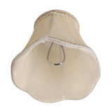 Set of 6 Chandelier Shades,ONLY for Candle Bulbs,Clip-on Fitter Lamp Shades V1369-AZ3-W-08904